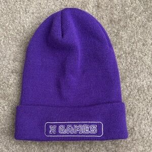 X Games Purple Beanie